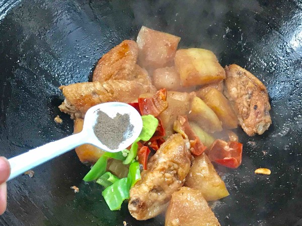 Braised Winter Melon with Chicken Wings recipe