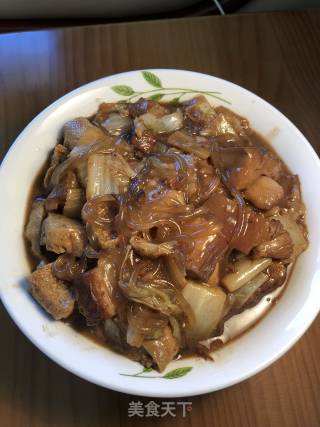 Pork and Cabbage Stewed Vermicelli recipe