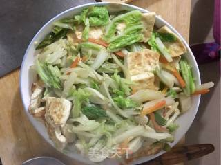 Cabbage Tofu recipe