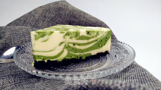 #柏翠大赛# Matcha Marble No-bake Cheesecake recipe