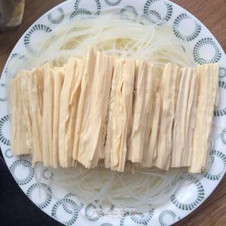 Steamed Yuba with Garlic Vermicelli recipe