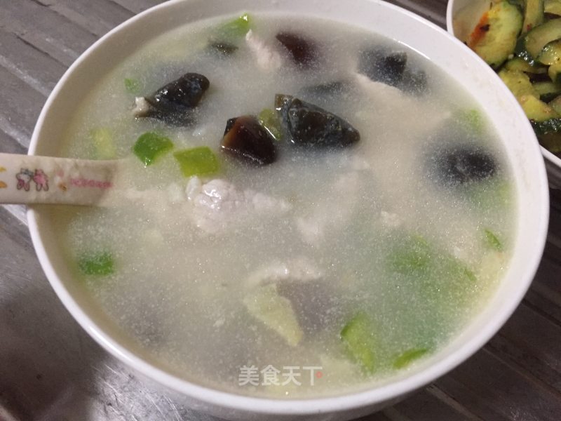Simple Weekend Diet---preserved Egg and Lean Meat Congee