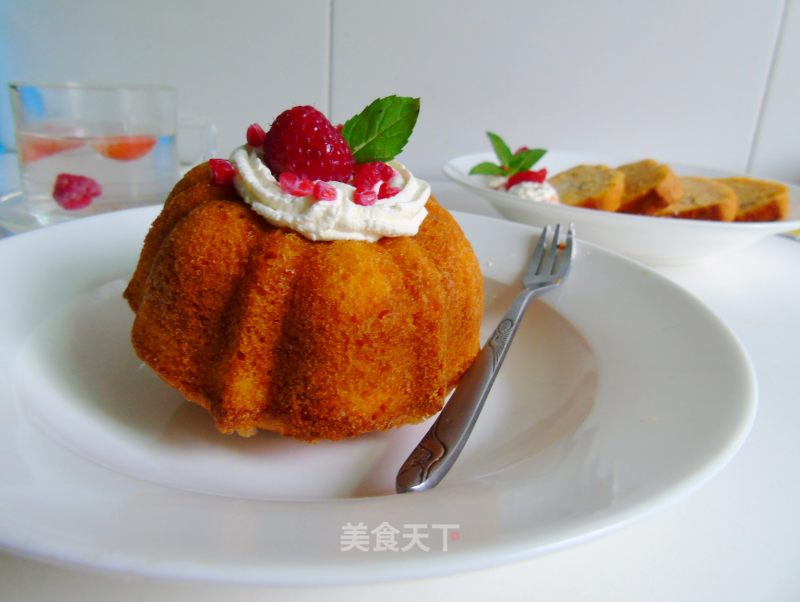 #柏翠大赛# Pumpkin Chestnut Pound Cake recipe