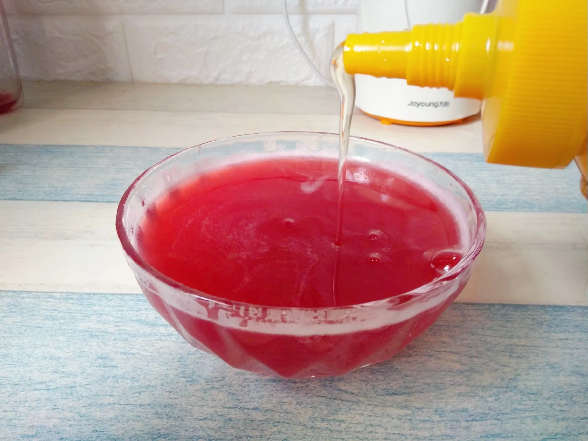 Mint Red Plum Honey Juice recipe