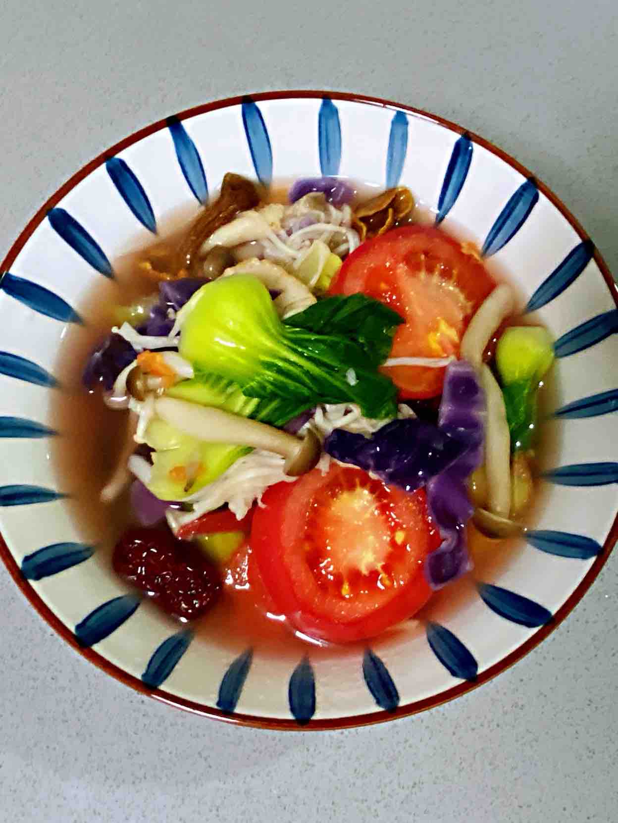 [recipe for Pregnant Women] Colorful Mushroom Soup, Delicious, Low-fat and Nutritious recipe