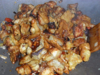 Spicy Fried Fried Eggplant recipe