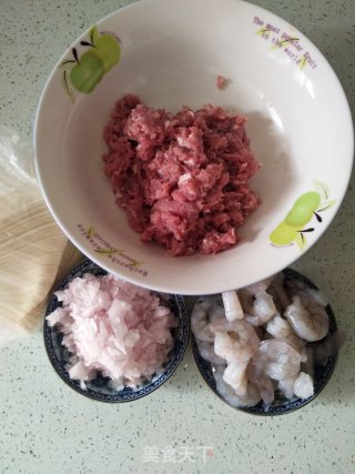 Shrimp and Fresh Meat Wonton recipe
