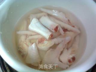 Marinated Chicken Feet with Lemon Spicy Grains recipe