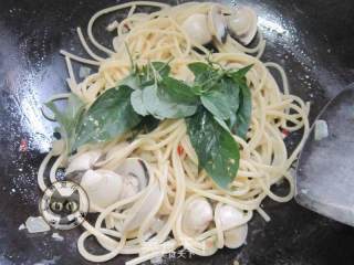 Liquor Clams Pasta recipe