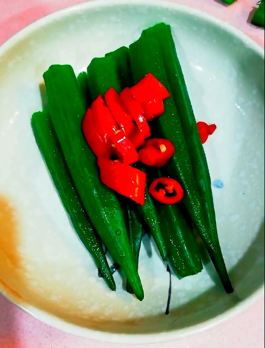 Okra Mix and Eat recipe