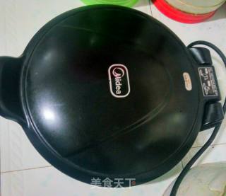 Fried Glutinous Rice Cake in Electric Baking Pan recipe
