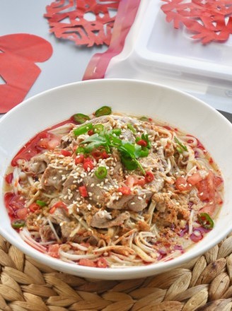 Beef Noodles with Sesame Sauce