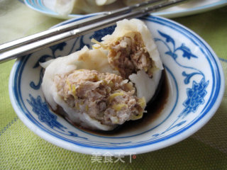 Steamed Dumplings with Pork and Sauerkraut recipe