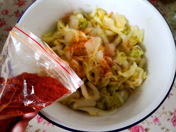 Mixed Fresh Cabbage recipe