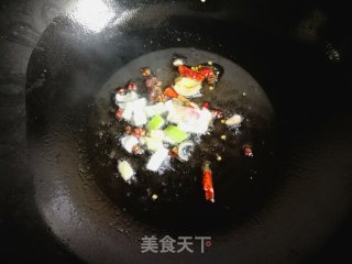 Stir-fried Wild Rice with Snow Peas recipe