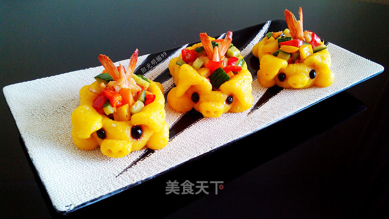 #aca烤明星大赛#golden Pig to Send Blessings recipe