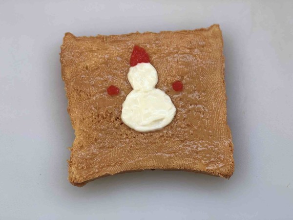 Little Snowman Toast recipe