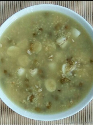 Lotus Seed Mung Bean Mixed Grain Congee recipe
