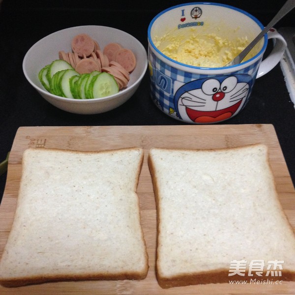 Egg Ham Sandwich recipe