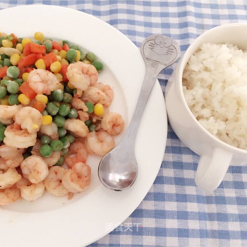 Seasonal Vegetable Shrimp recipe