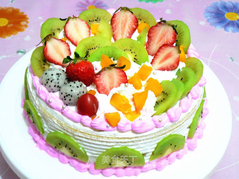 Cream Birthday Cake recipe