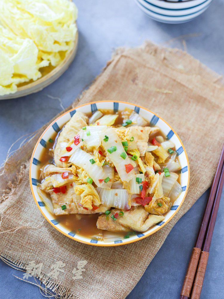 Baby Vegetable Tofu with Oil recipe