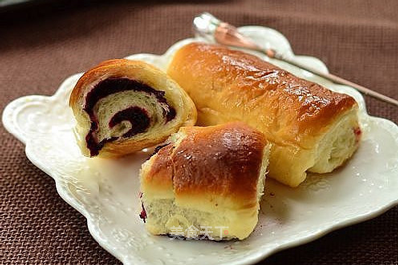 #四session Baking Contest and is Love to Eat Festival#mulberry Microwave Bread recipe