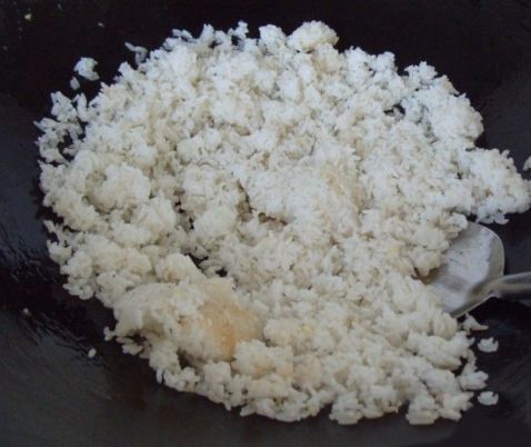 Fried Rice with Pork Floss recipe