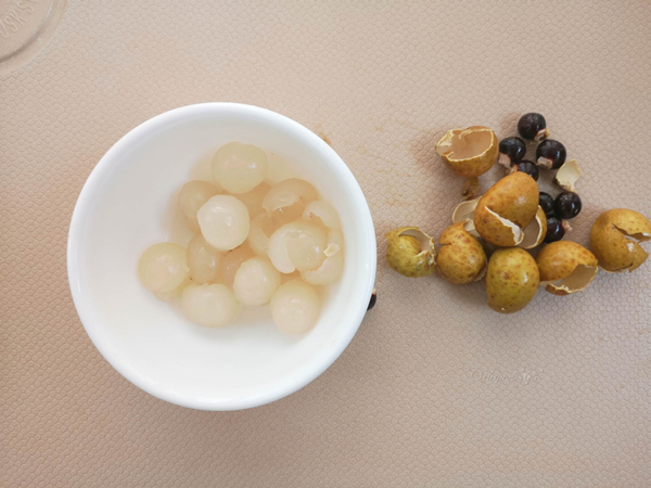 Longan Brown Sugar Egg Sweet Soup recipe