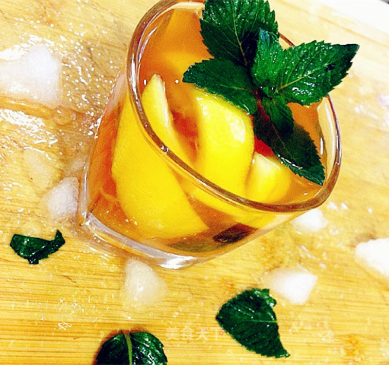 Mint Ice Lemon Black Tea recipe