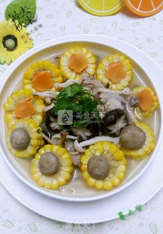 Corn Ribs and Mushroom Soup recipe