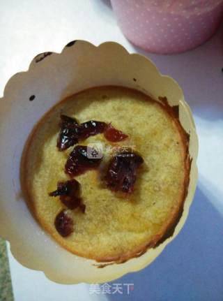 #aca烤明星大赛# Low-calorie Yogurt Banana Cranberry Muffin recipe
