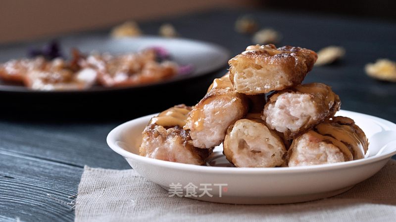 Shrimp Stuffed with Fried Dough Sticks recipe
