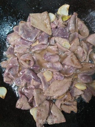 Stir-fried Scallion with Pork Liver recipe