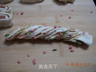 Ham and Scallion Roll recipe