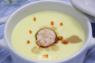 Steamed Egg with Shrimp recipe