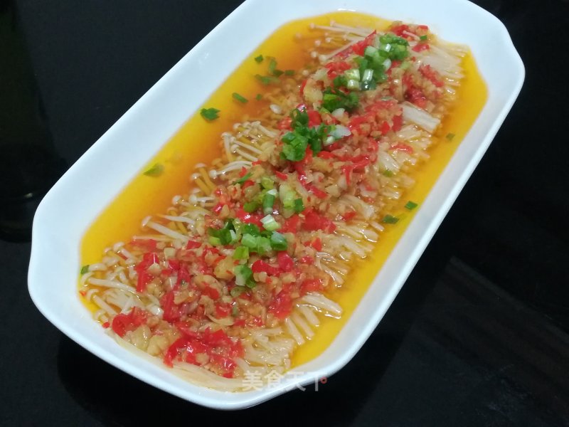 Enoki Mushroom with Garlic recipe