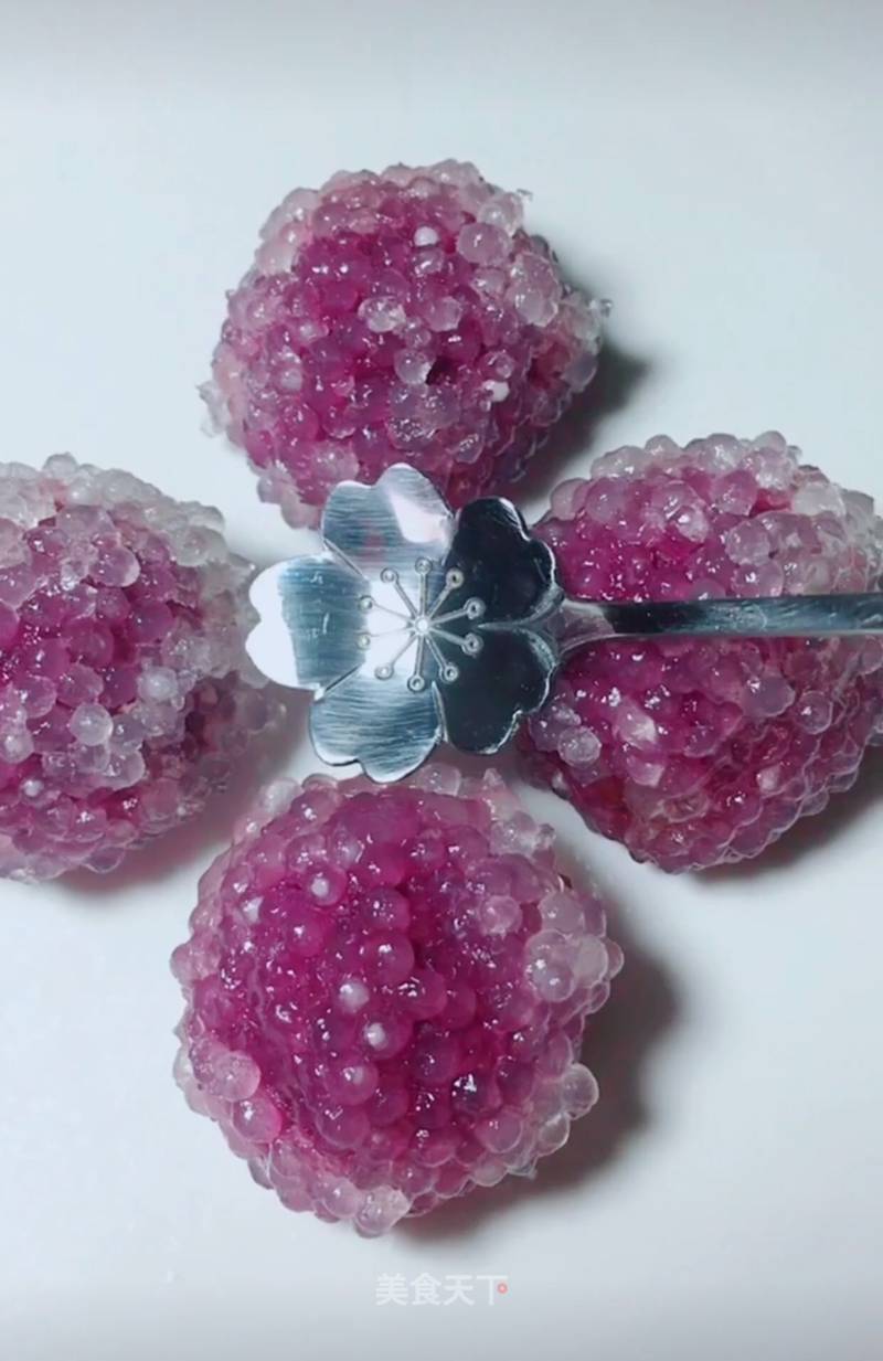 Crystal Purple Sweet Potato Ball recipe