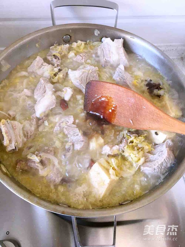 Big Bones Stewed Sauerkraut recipe