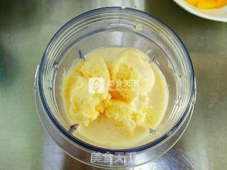 Mango White Snow Black Glutinous Rice Sweet and Sweet recipe