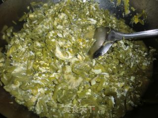 Noodles with Beans and Eggs recipe