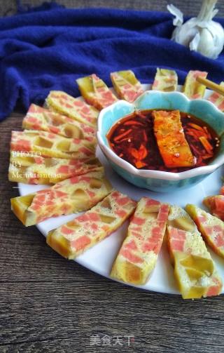 Two-color Chicken Cake recipe