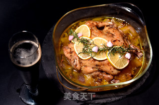 Pesto Butter Roast Chicken-depp Baking Lab recipe