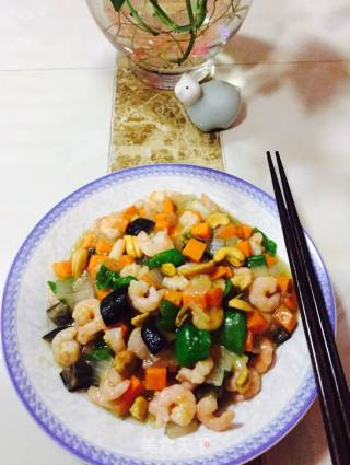 Colorful Cashew Shrimp recipe