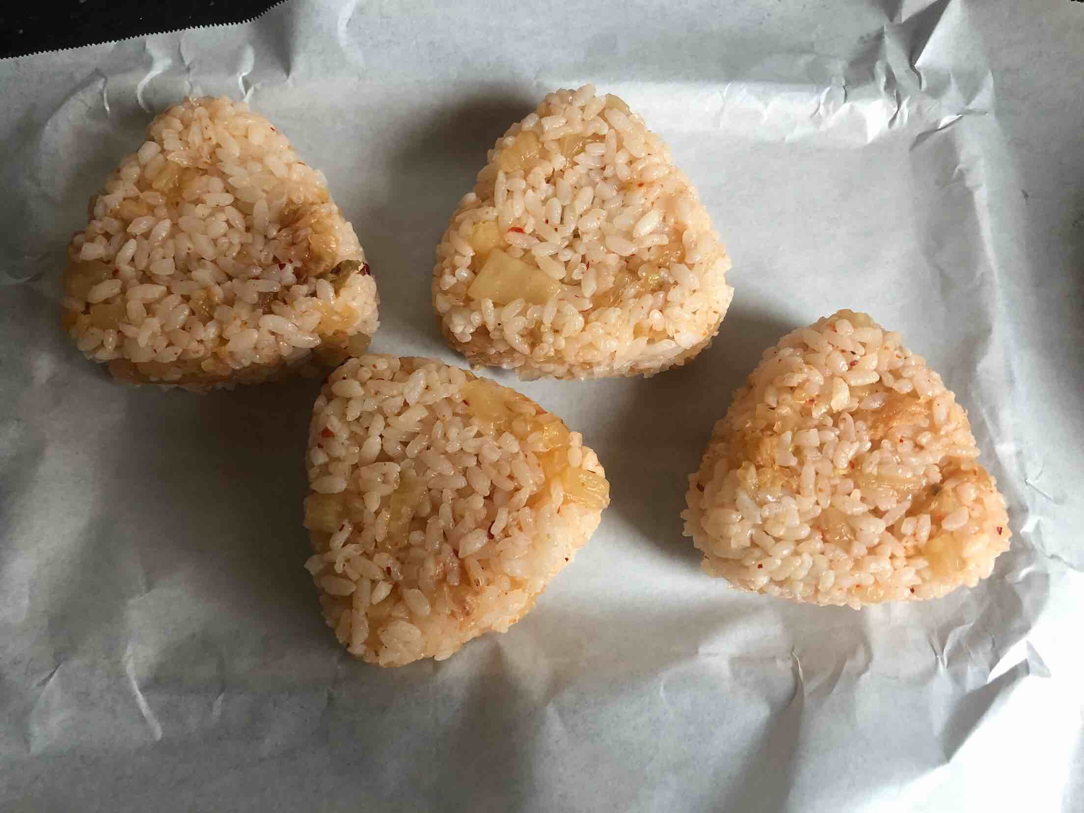 Roasted Spicy Cabbage Rice Balls with Korean Spicy Sauce recipe