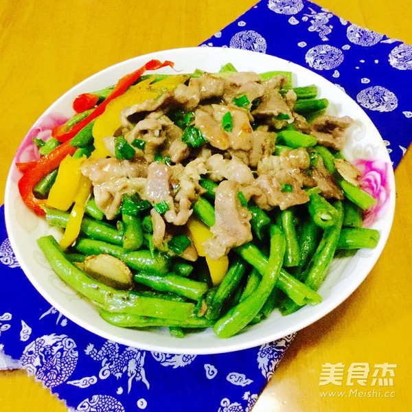 Stir-fried String Beans with Pork recipe