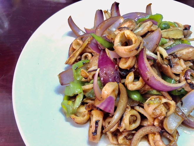Jianghu Supper-stir Fried Squid Rings recipe