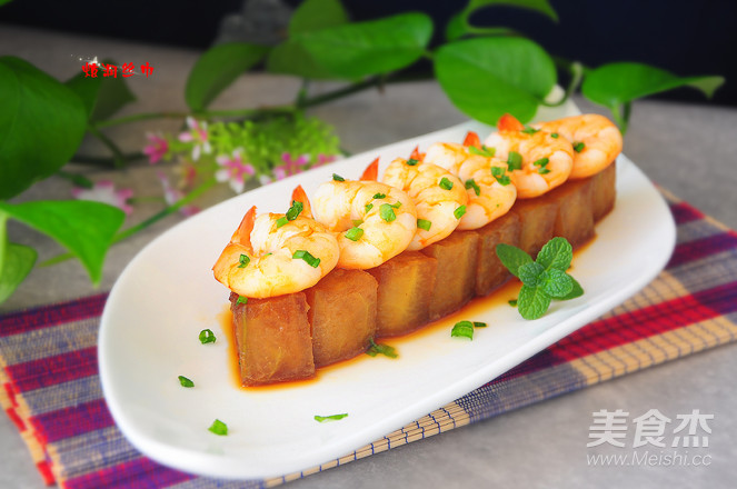 Roasted Winter Melon with Prawns for Nutrition and Weight Loss recipe