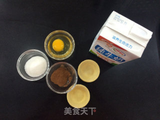 Cocoa Tart, A New and Interesting Way to Eat Egg Tarts recipe