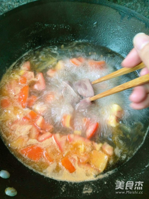 Tomato Pork Liver Soup recipe